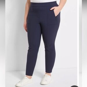 Lane Bryant Navy Ankle Pants